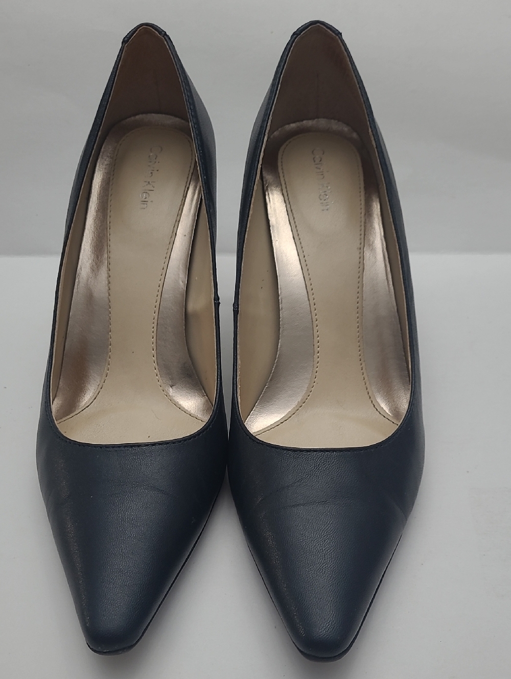 Calvin Klein Navy Comfort Heels